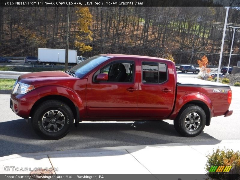  2016 Frontier Pro-4X Crew Cab 4x4 Lava Red