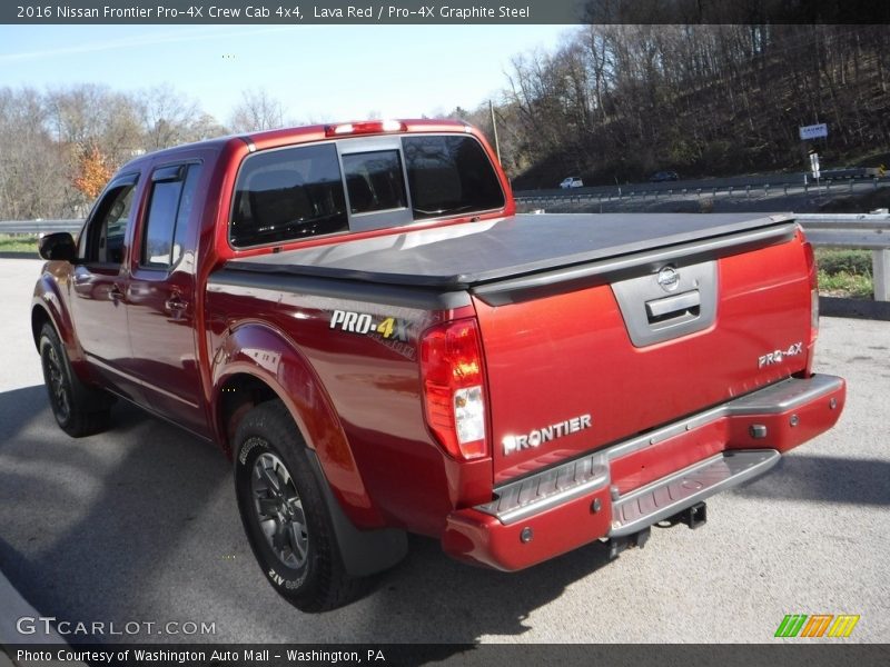 Lava Red / Pro-4X Graphite Steel 2016 Nissan Frontier Pro-4X Crew Cab 4x4
