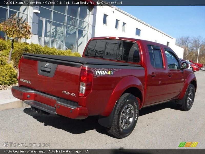 Lava Red / Pro-4X Graphite Steel 2016 Nissan Frontier Pro-4X Crew Cab 4x4
