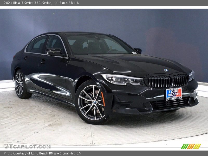 Jet Black / Black 2021 BMW 3 Series 330i Sedan