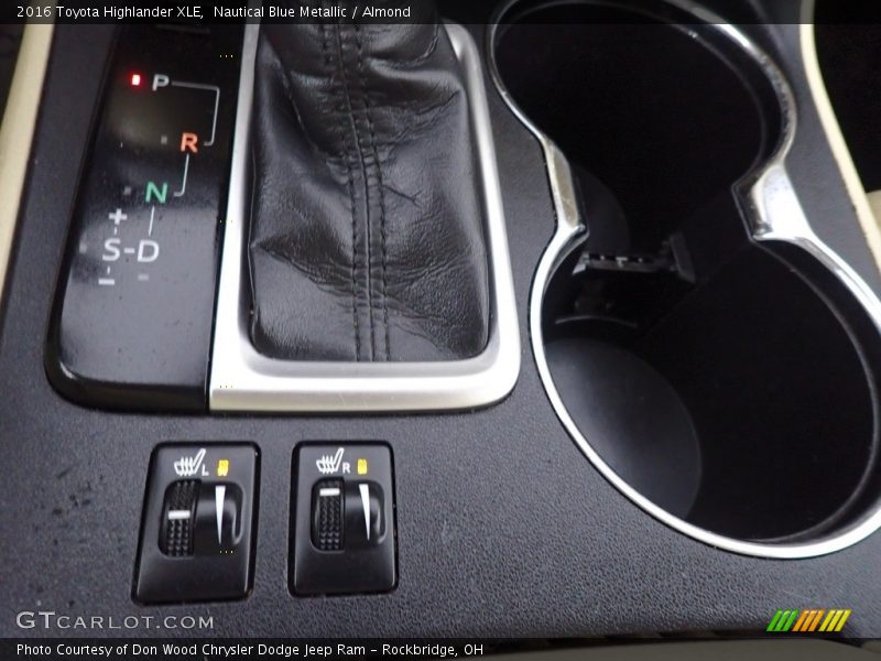 Nautical Blue Metallic / Almond 2016 Toyota Highlander XLE