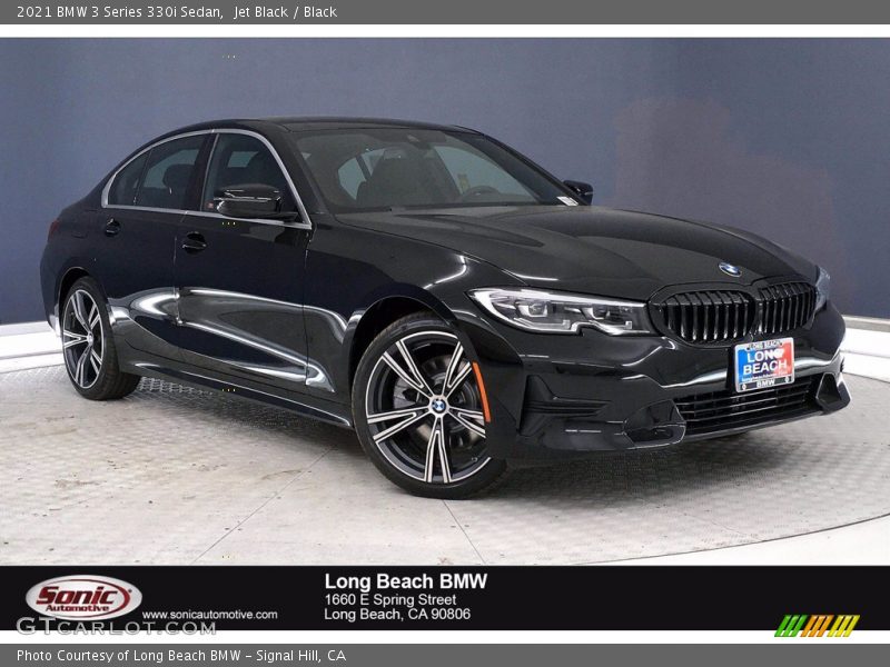 Jet Black / Black 2021 BMW 3 Series 330i Sedan
