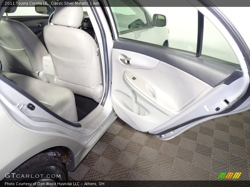 Classic Silver Metallic / Ash 2011 Toyota Corolla LE