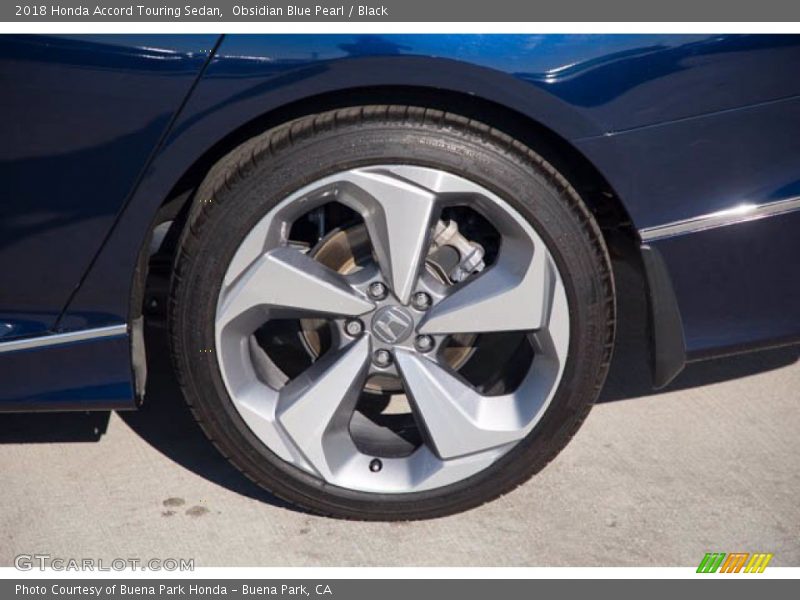 Obsidian Blue Pearl / Black 2018 Honda Accord Touring Sedan