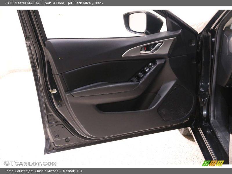 Jet Black Mica / Black 2018 Mazda MAZDA3 Sport 4 Door