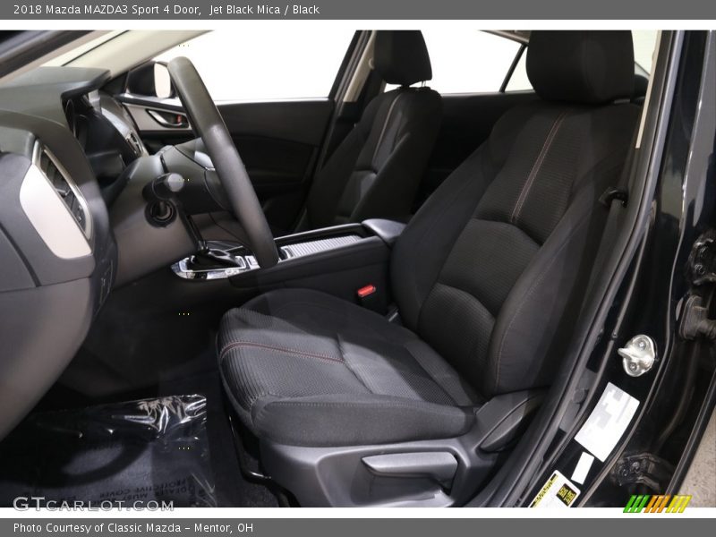 Jet Black Mica / Black 2018 Mazda MAZDA3 Sport 4 Door