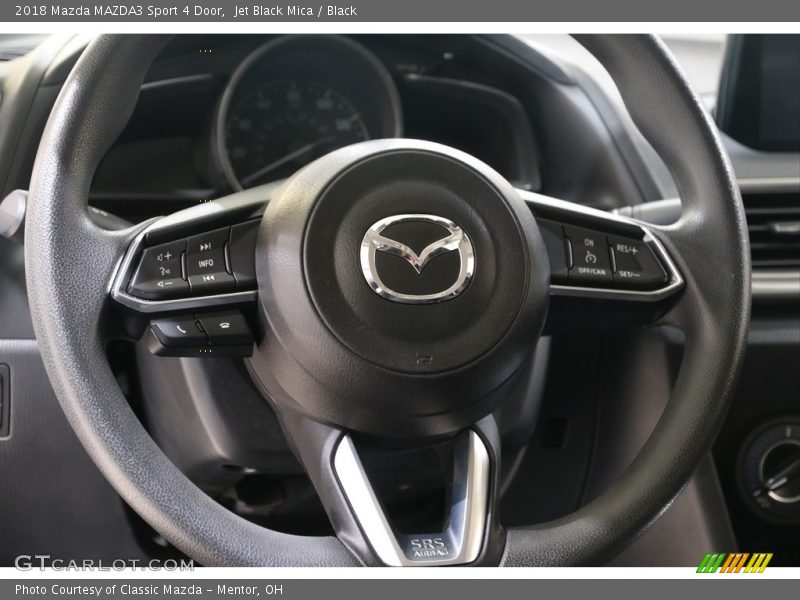 Jet Black Mica / Black 2018 Mazda MAZDA3 Sport 4 Door