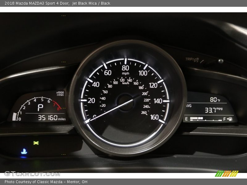 Jet Black Mica / Black 2018 Mazda MAZDA3 Sport 4 Door