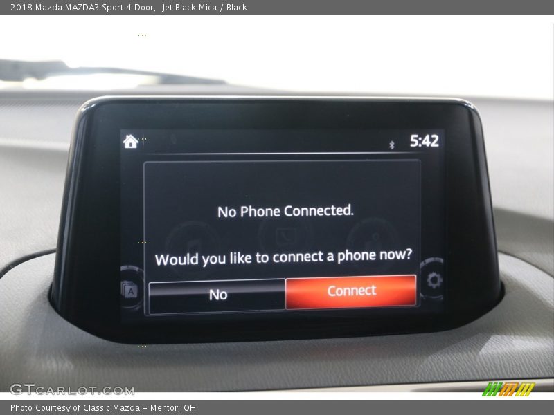 Jet Black Mica / Black 2018 Mazda MAZDA3 Sport 4 Door