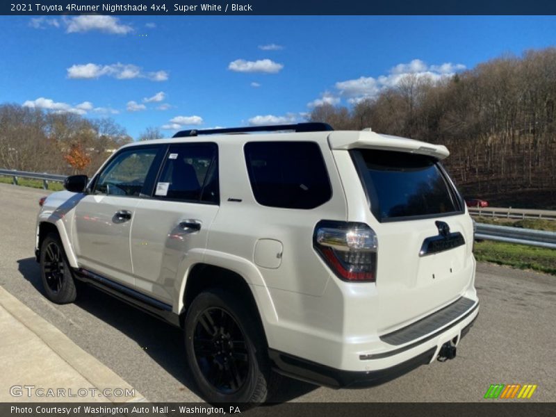 Super White / Black 2021 Toyota 4Runner Nightshade 4x4