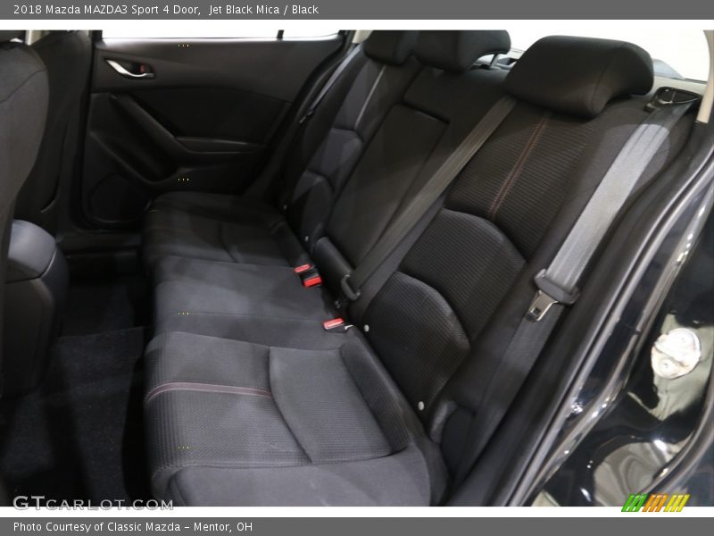 Jet Black Mica / Black 2018 Mazda MAZDA3 Sport 4 Door