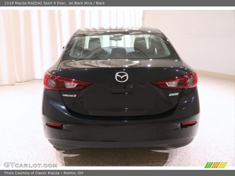 Jet Black Mica / Black 2018 Mazda MAZDA3 Sport 4 Door