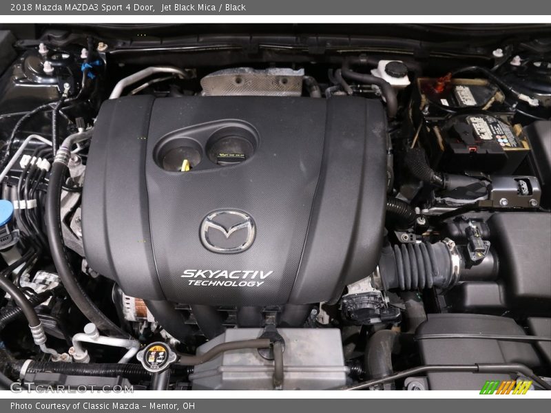 Jet Black Mica / Black 2018 Mazda MAZDA3 Sport 4 Door