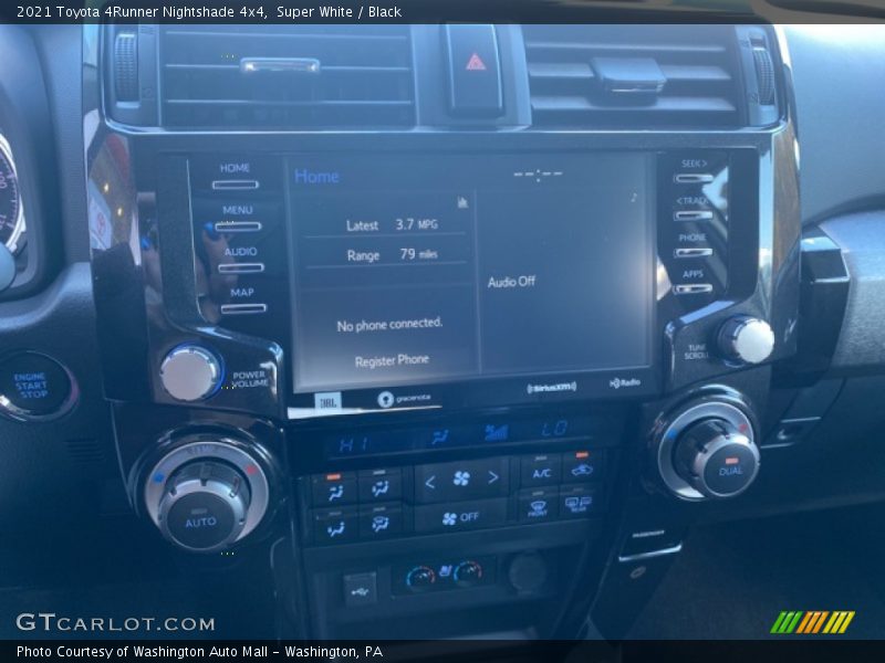 Super White / Black 2021 Toyota 4Runner Nightshade 4x4