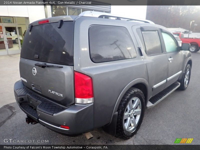 Gun Metallic / Charcoal 2014 Nissan Armada Platinum 4x4