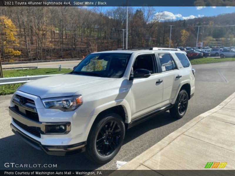 Super White / Black 2021 Toyota 4Runner Nightshade 4x4