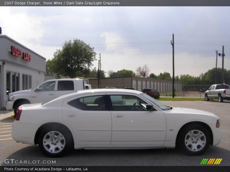 Stone White / Dark Slate Gray/Light Graystone 2007 Dodge Charger