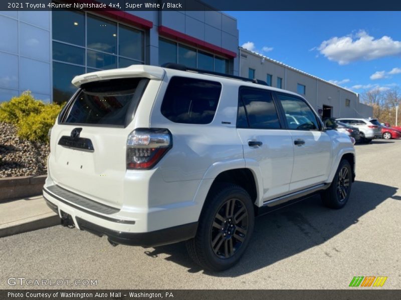 Super White / Black 2021 Toyota 4Runner Nightshade 4x4