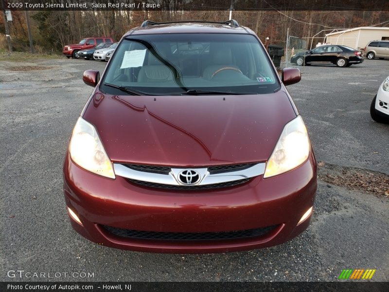 Salsa Red Pearl / Taupe 2009 Toyota Sienna Limited