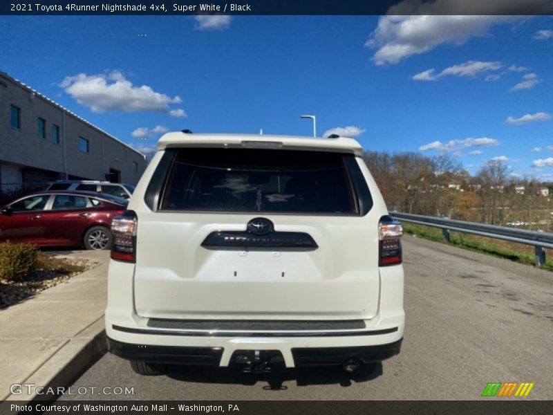 Super White / Black 2021 Toyota 4Runner Nightshade 4x4
