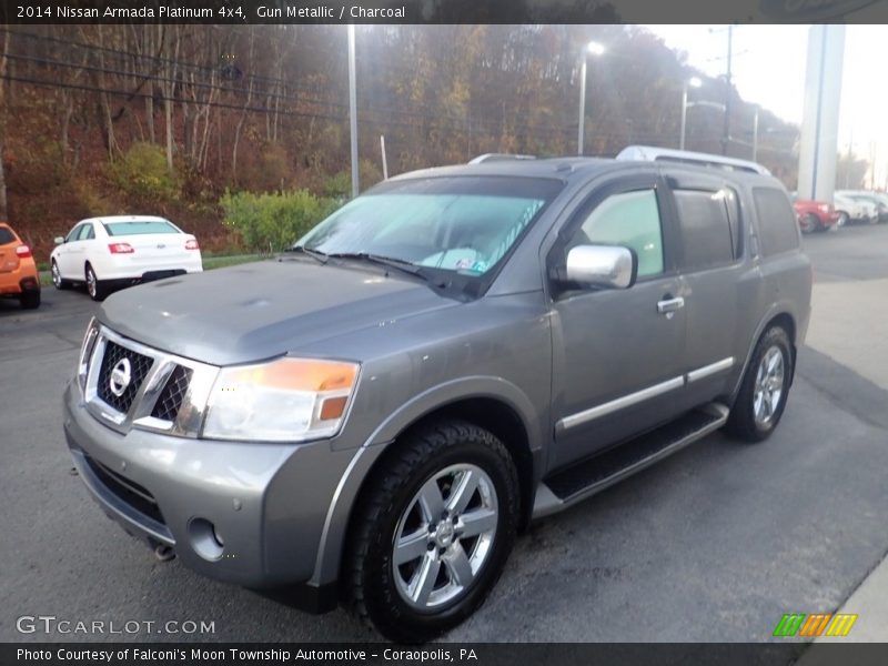 Gun Metallic / Charcoal 2014 Nissan Armada Platinum 4x4