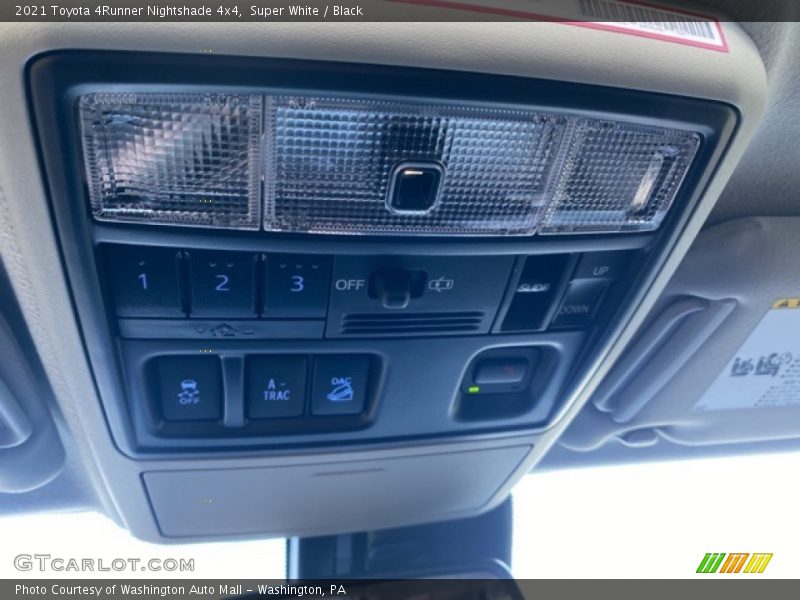 Super White / Black 2021 Toyota 4Runner Nightshade 4x4