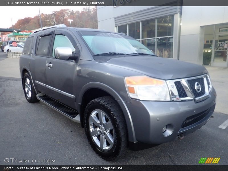 Gun Metallic / Charcoal 2014 Nissan Armada Platinum 4x4