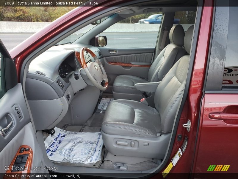 Salsa Red Pearl / Taupe 2009 Toyota Sienna Limited