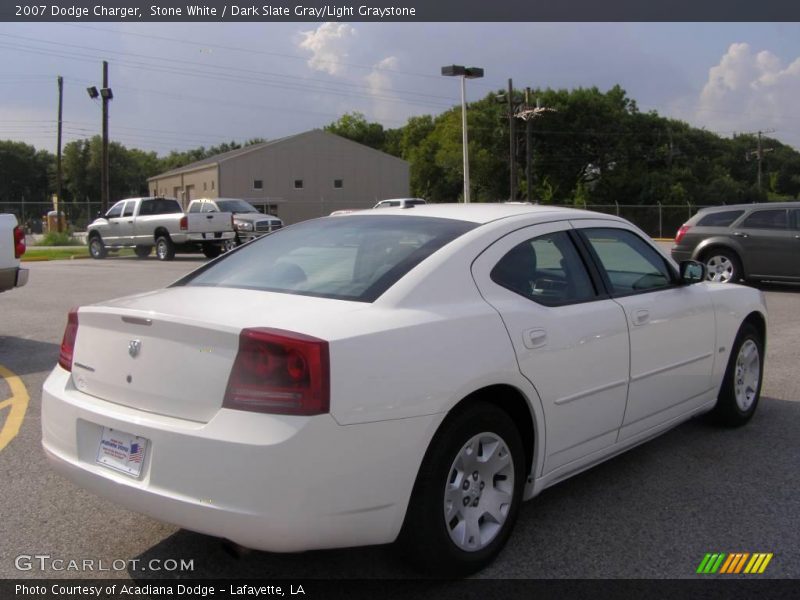 Stone White / Dark Slate Gray/Light Graystone 2007 Dodge Charger
