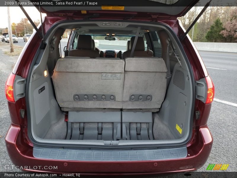 Salsa Red Pearl / Taupe 2009 Toyota Sienna Limited