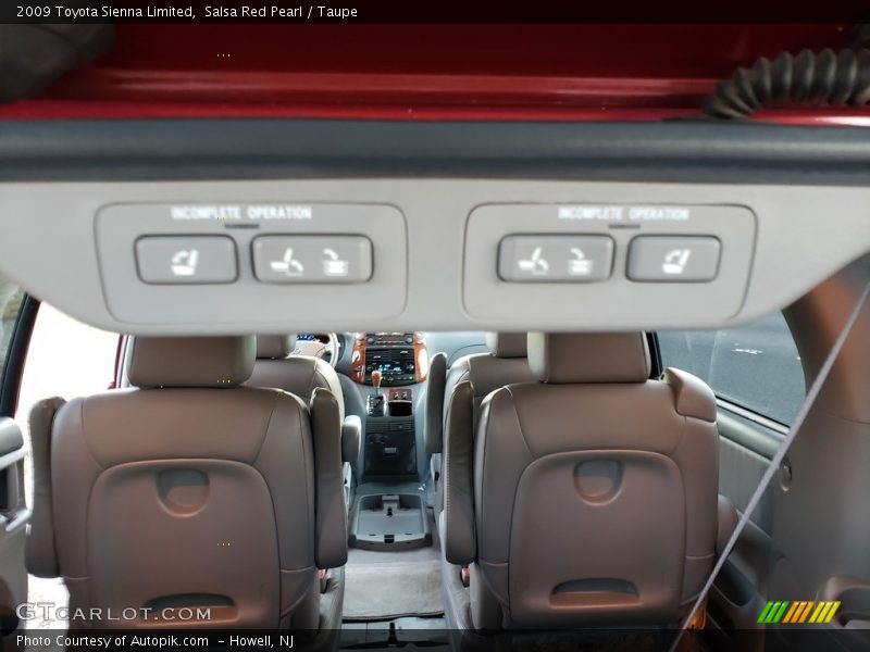 Salsa Red Pearl / Taupe 2009 Toyota Sienna Limited