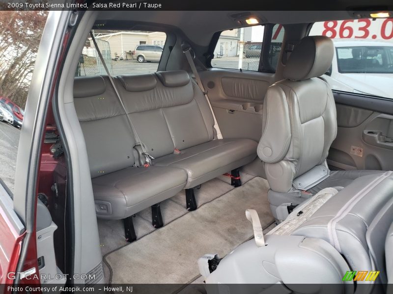 Salsa Red Pearl / Taupe 2009 Toyota Sienna Limited