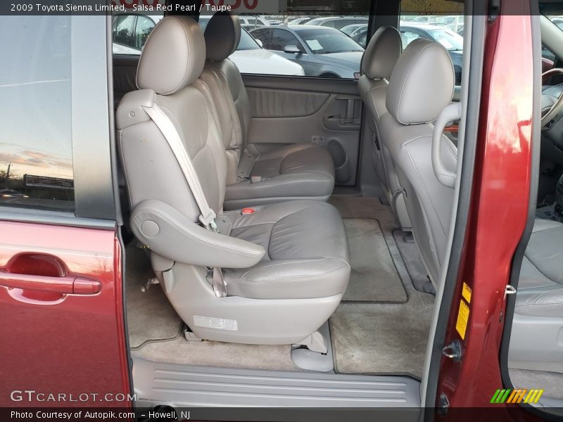 Salsa Red Pearl / Taupe 2009 Toyota Sienna Limited