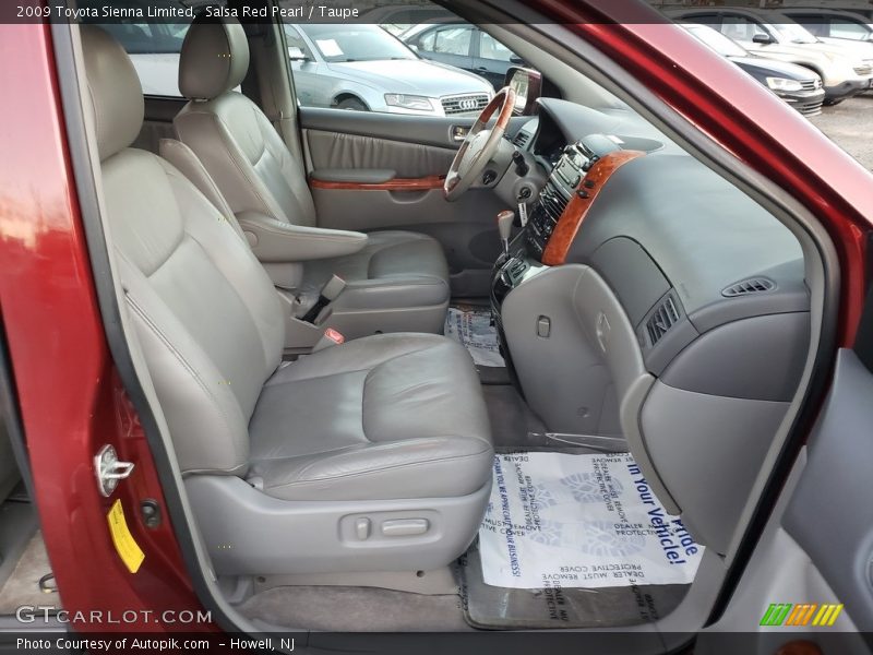 Salsa Red Pearl / Taupe 2009 Toyota Sienna Limited