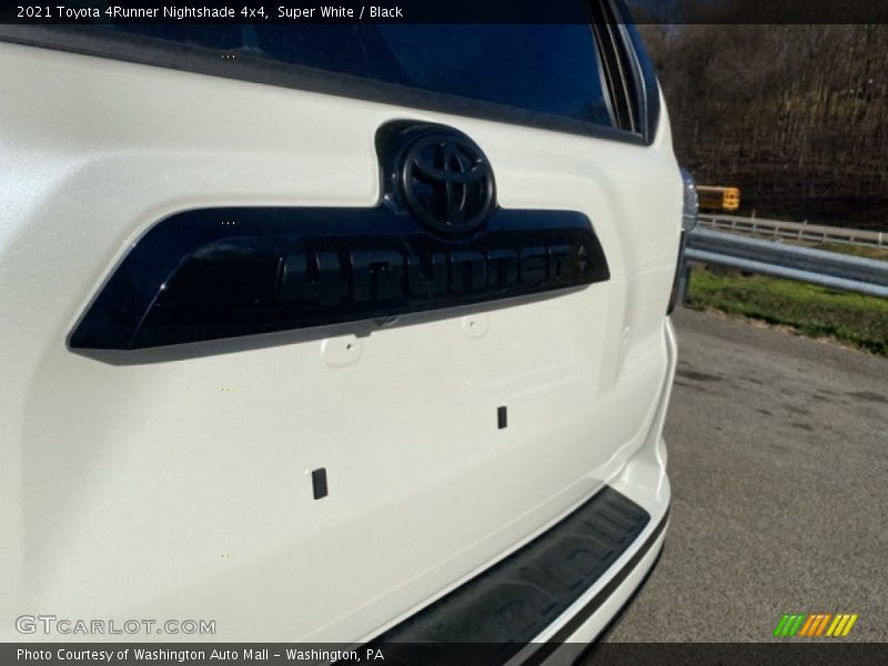 Super White / Black 2021 Toyota 4Runner Nightshade 4x4