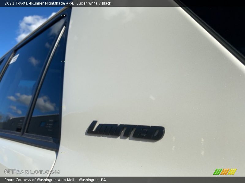 Super White / Black 2021 Toyota 4Runner Nightshade 4x4