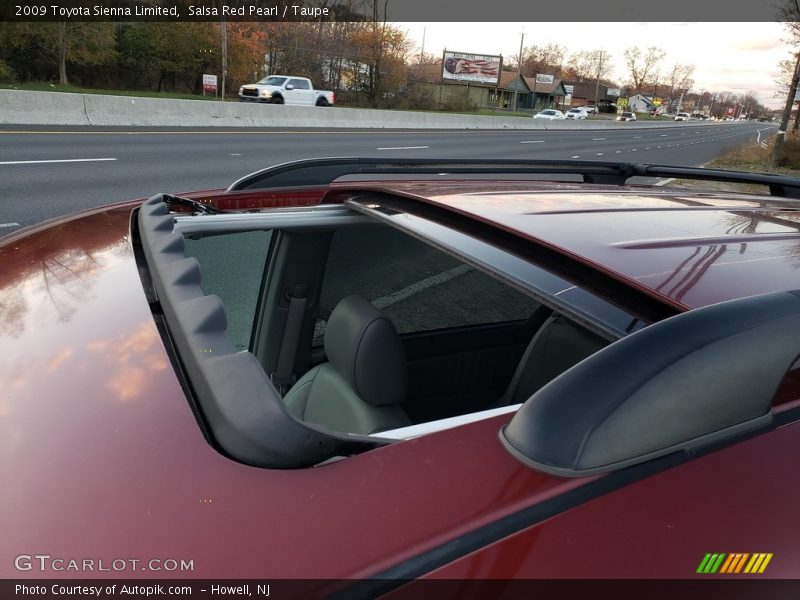 Salsa Red Pearl / Taupe 2009 Toyota Sienna Limited