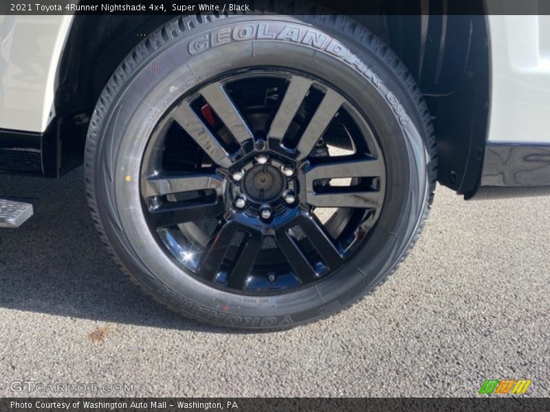 Super White / Black 2021 Toyota 4Runner Nightshade 4x4