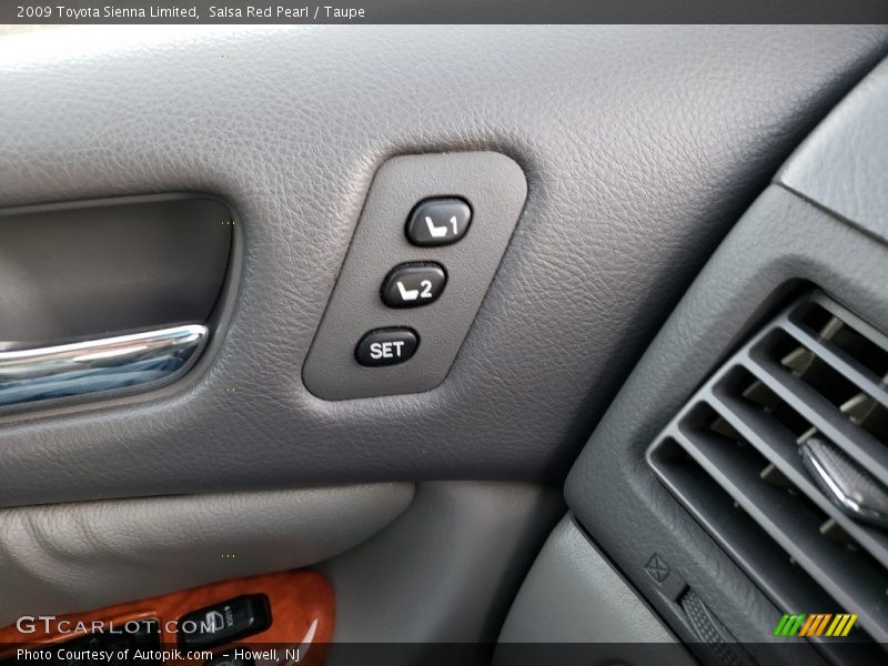 Salsa Red Pearl / Taupe 2009 Toyota Sienna Limited