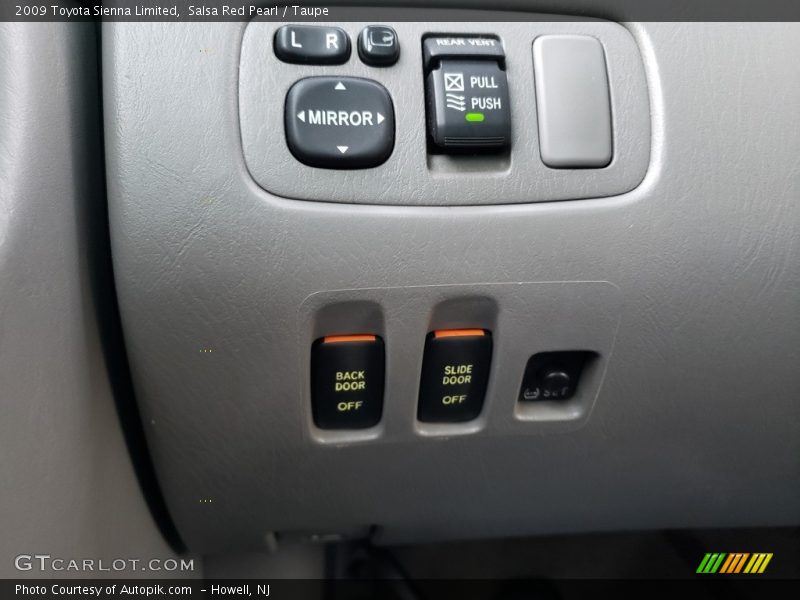 Salsa Red Pearl / Taupe 2009 Toyota Sienna Limited