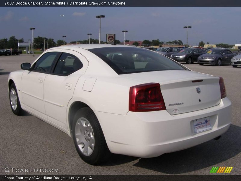 Stone White / Dark Slate Gray/Light Graystone 2007 Dodge Charger