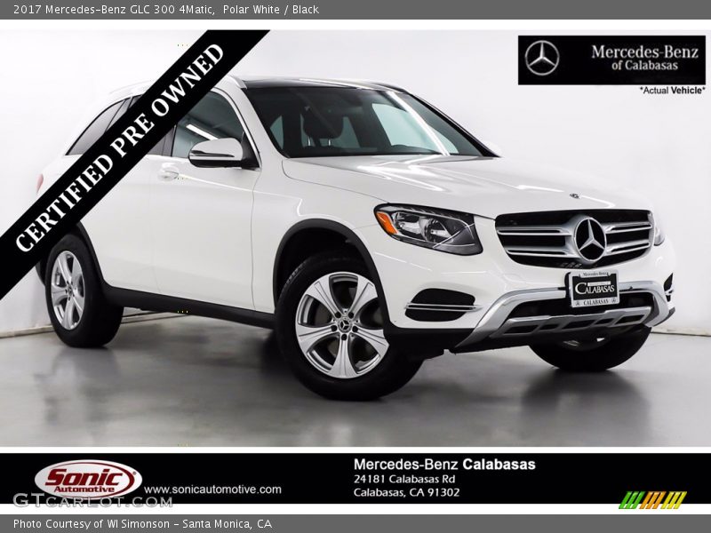 Polar White / Black 2017 Mercedes-Benz GLC 300 4Matic