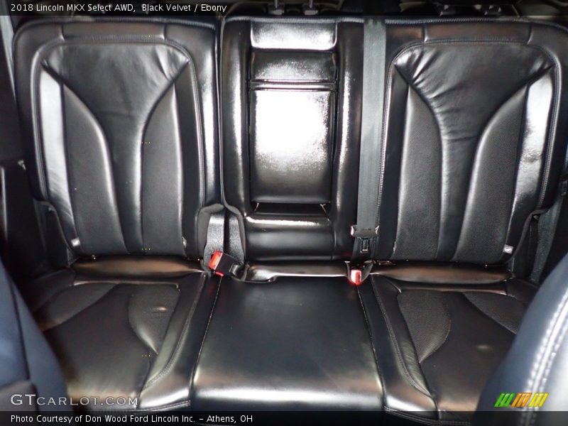 Rear Seat of 2018 MKX Select AWD