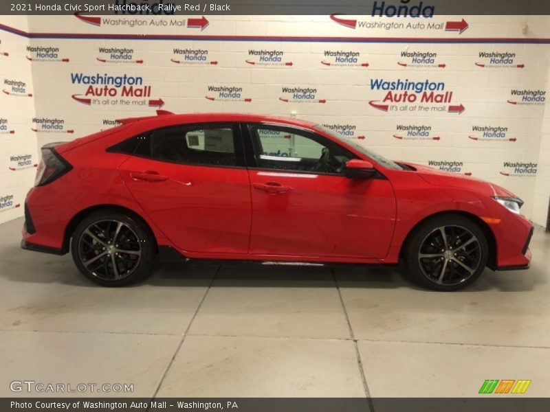 Rallye Red / Black 2021 Honda Civic Sport Hatchback