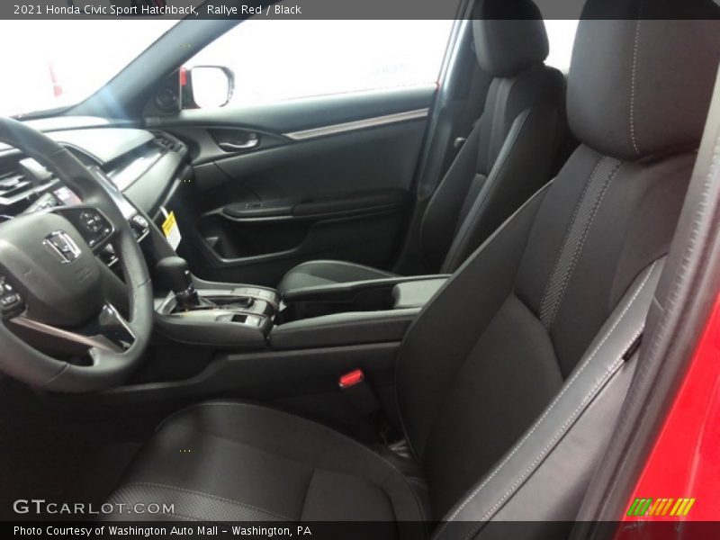 Rallye Red / Black 2021 Honda Civic Sport Hatchback