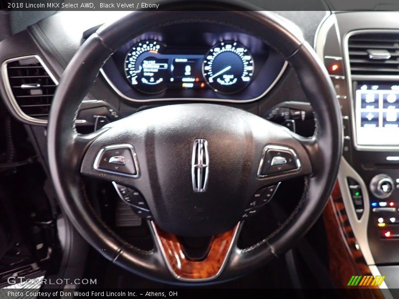  2018 MKX Select AWD Steering Wheel