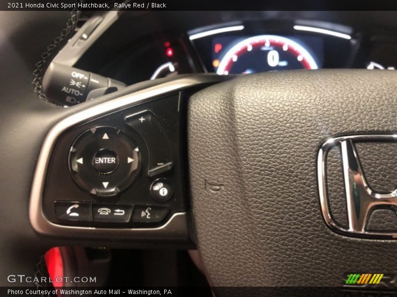 Rallye Red / Black 2021 Honda Civic Sport Hatchback