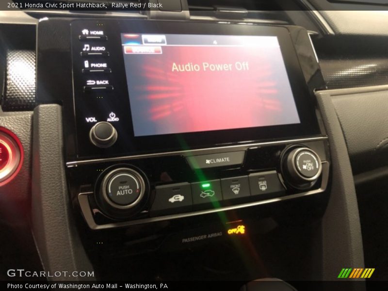 Rallye Red / Black 2021 Honda Civic Sport Hatchback
