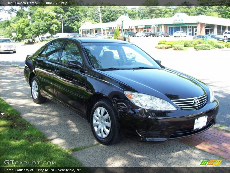 Black / Gray 2005 Toyota Camry LE