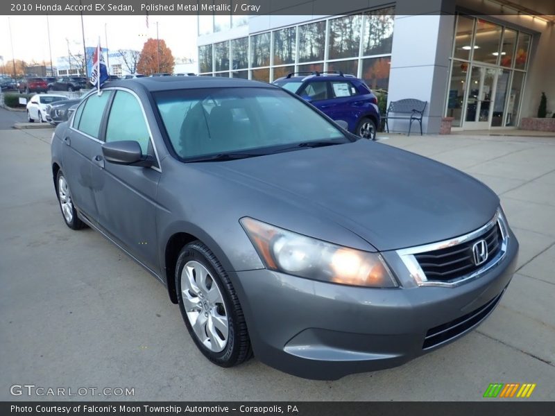 Polished Metal Metallic / Gray 2010 Honda Accord EX Sedan